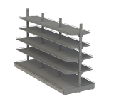 Стеллаж островной без стенки 3 секции