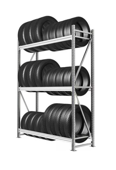 Стеллаж для автошин и дисков 2000х2100х400 3 яруса